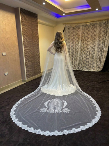 Bridal veil embroidery marry - embroidery,