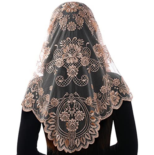 Lace chapel veil - lace, women