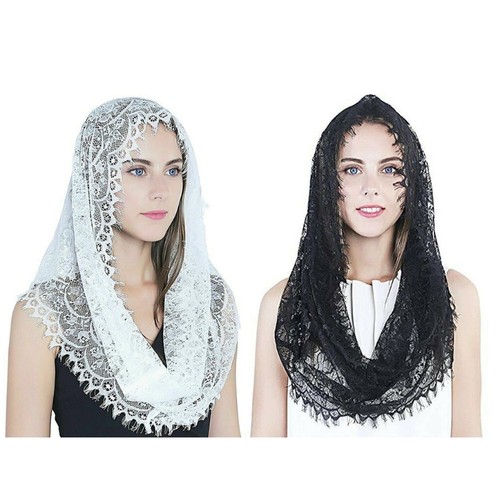 Spanish style lace veil - spanish,