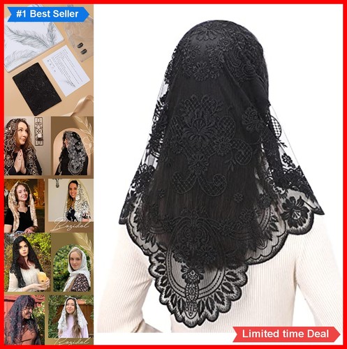 Lace chapel veil - lace, women