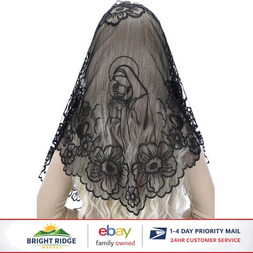 Hand washable black veil with - hand,