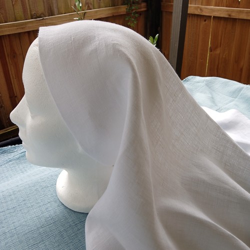 White linen christian - white,