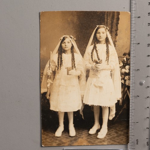 1910s rppc first communion two - first,