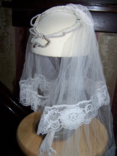 Vintage child veil wedding - vintage, child's