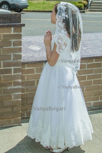 Communion lace veil - communion,